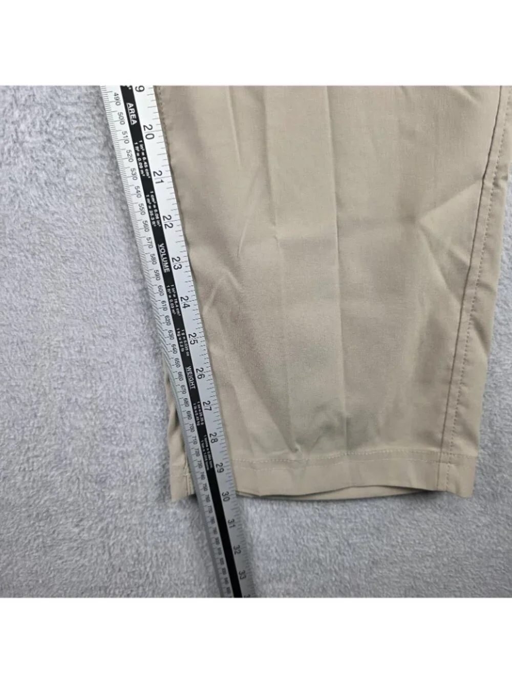 Duluth Trading Co Mens 36 x 30 Dry On The Fly Flex Khaki Cargo Pants Hiking Trav